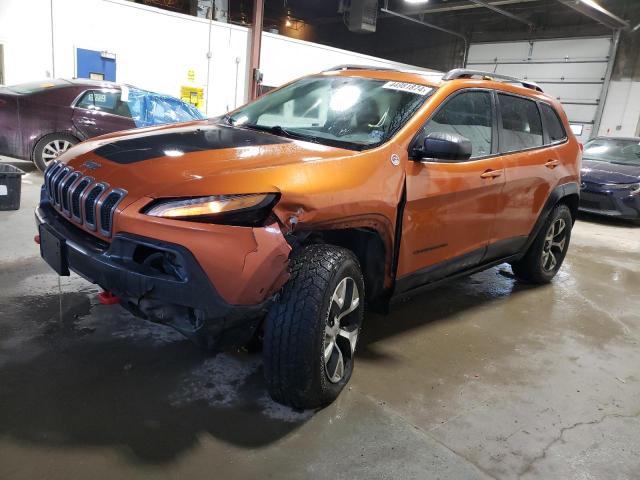 1C4PJMBS1GW232955 - 2016 JEEP CHEROKEE TRAILHAWK ORANGE photo 1