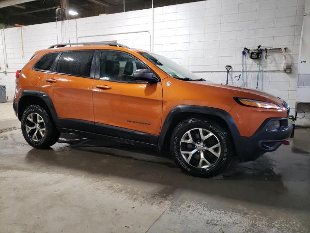 1C4PJMBS1GW232955 - 2016 JEEP CHEROKEE TRAILHAWK ORANGE photo 4
