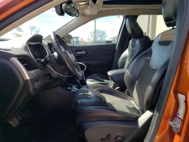 1C4PJMBS1GW232955 - 2016 JEEP CHEROKEE TRAILHAWK ORANGE photo 7