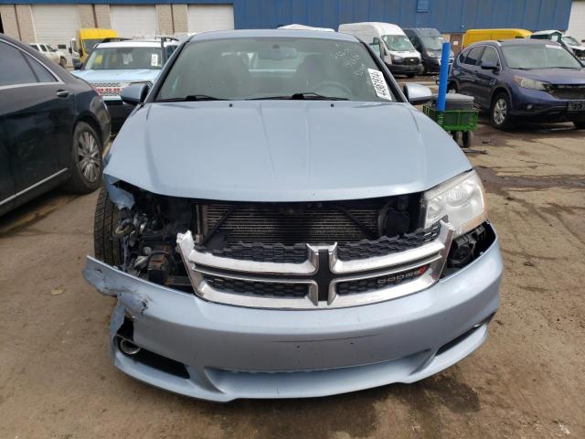 1C3CDZCGXDN520119 - 2013 DODGE AVENGER SXT BLUE photo 5