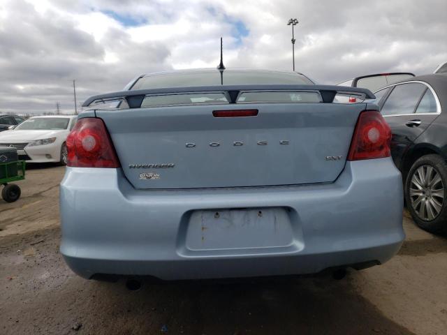 1C3CDZCGXDN520119 - 2013 DODGE AVENGER SXT BLUE photo 6