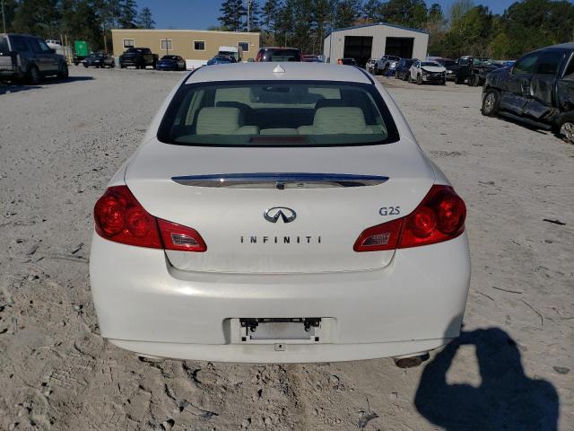 JN1DV6AP7CM810842 - 2012 INFINITI G25 BASE WHITE photo 6