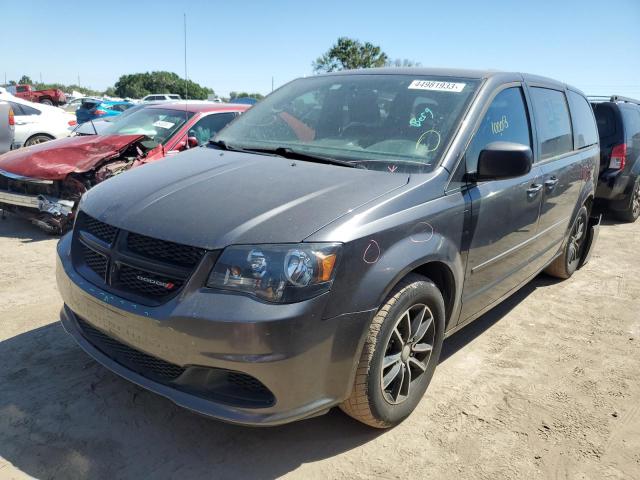 2C4RDGBG6GR400157 - 2016 DODGE GRAND CARA SE GRAY photo 1