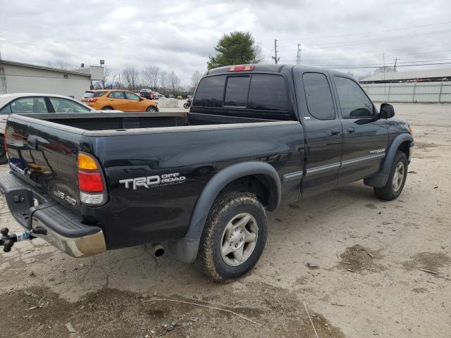 5TBBT44162S306431 - 2002 TOYOTA TUNDRA ACCESS CAB BLACK photo 3