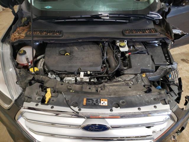 1FMCU9GD6JUA15753 - 2018 FORD ESCAPE SE GRAY photo 11