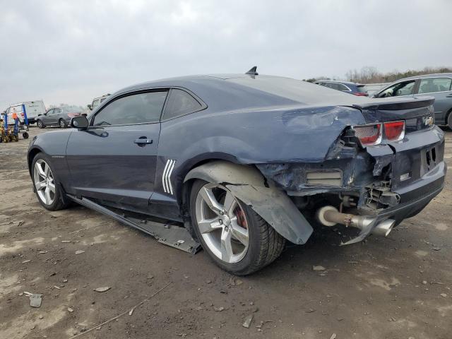 2G1FG1ED6B9101049 - 2011 CHEVROLET CAMARO LT BLUE photo 2