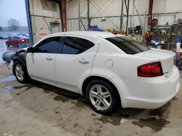 1C3CDZCB9DN625450 - 2013 DODGE AVENGER SXT WHITE photo 2