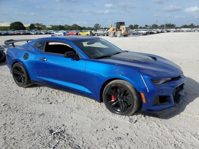 1G1FJ1R67J0140710 - 2018 CHEVROLET CAMARO ZL1 蓝色 照片 4