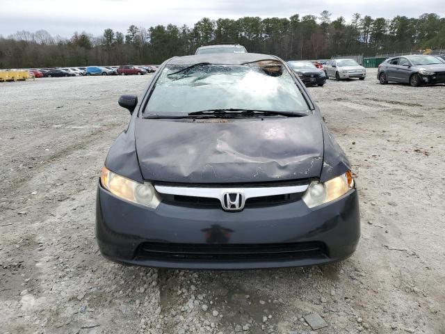 2HGFA16598H302525 - 2008 HONDA CIVIC LX BLACK photo 5