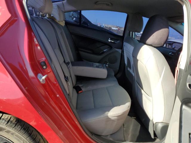 KNAFX4A60E5226319 - 2014 KIA FORTE LX RED photo 10