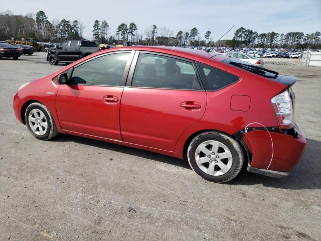 JTDKB20U497875989 - 2009 TOYOTA PRIUS RED photo 2