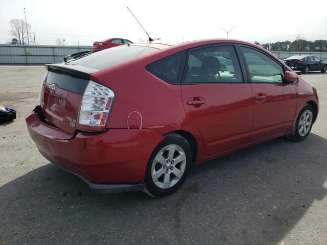 JTDKB20U497875989 - 2009 TOYOTA PRIUS RED photo 3