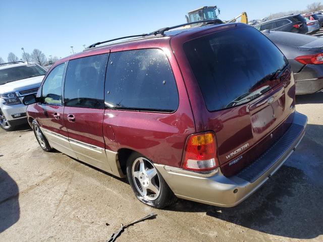 2FMDA5347YBC70830 - 2000 FORD WINDSTAR SEL BURGUNDY photo 2