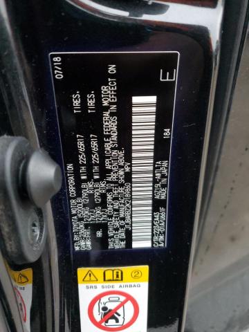 JTJBARBZ2K2189860 - 2019 LEXUS NX 300 BASE შავი ფოტო 13