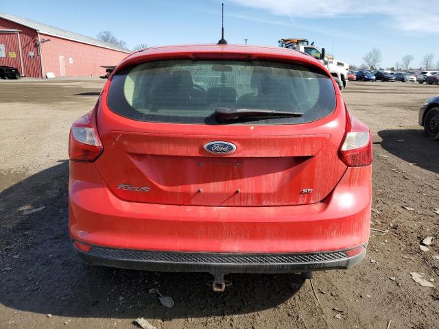 1FAHP3K28CL203628 - 2012 FORD FOCUS SE RED photo 6
