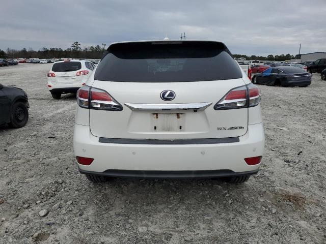 JTJZB1BAXD2007056 - 2013 LEXUS RX 450 WHITE photo 6