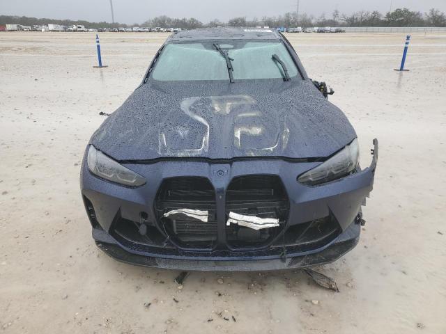 WBS43AY00NFM14007 - 2022 BMW M3 COMPETITION BLUE photo 5