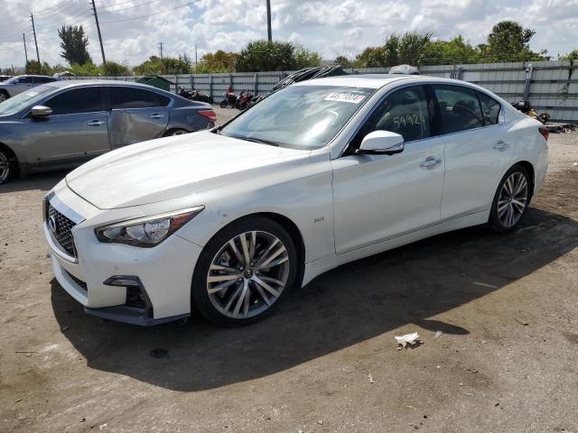 JN1EV7AP1KM512635 - 2019 INFINITI Q50 LUXE WHITE photo 1