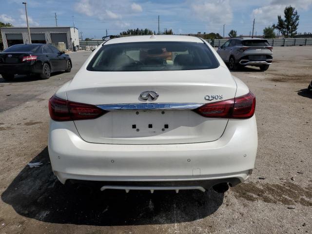 JN1EV7AP1KM512635 - 2019 INFINITI Q50 LUXE WHITE photo 6