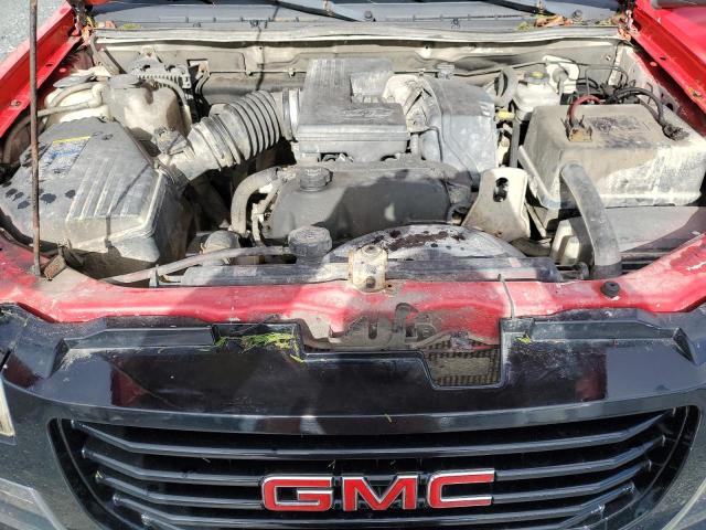 1GTDT146X58150056 - 2005 GMC CANYON RED photo 11