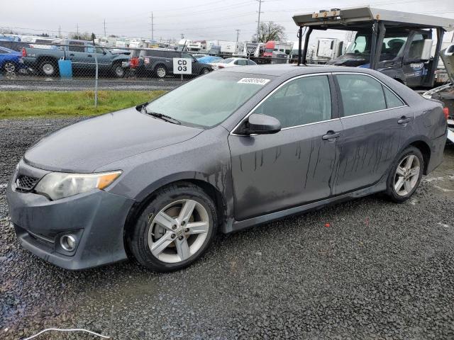 4T1BF1FK3CU169203 - 2012 TOYOTA CAMRY BASE GRAY photo 1