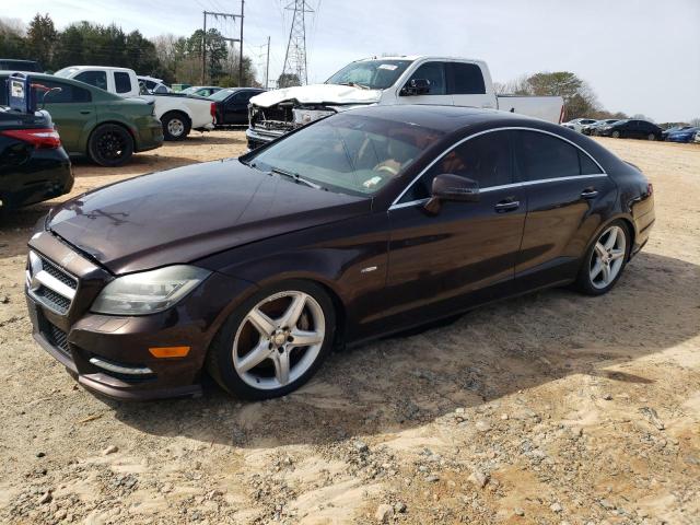 WDDLJ9BB2CA042686 - 2012 MERCEDES-BENZ CLS 550 4MATIC BURGUNDY photo 1