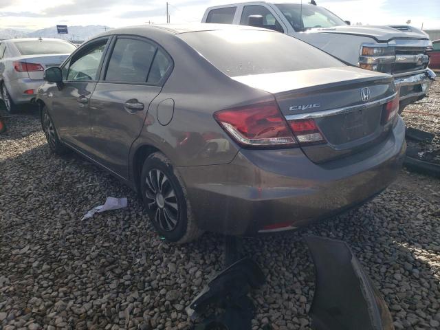 2HGFB2F52DH514969 - 2013 HONDA CIVIC TOUR LX BROWN photo 2