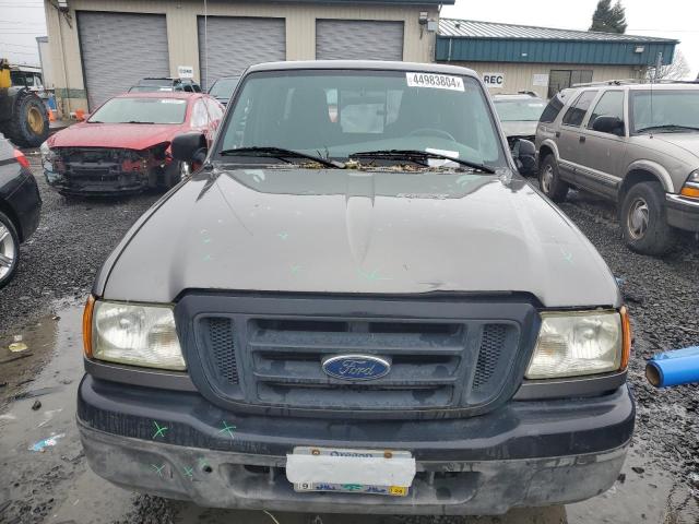 1FTYR14U64PB40840 - 2004 FORD RANGER SUPER CAB GRAY photo 5