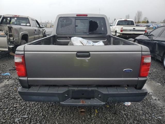 1FTYR14U64PB40840 - 2004 FORD RANGER SUPER CAB GRAY photo 6