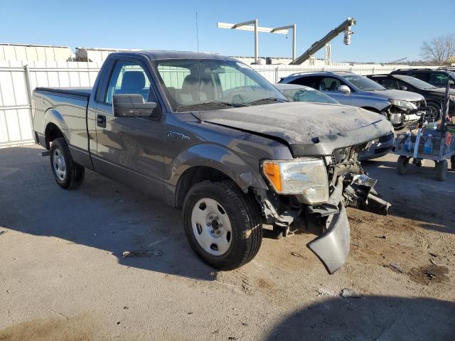 1FTRF12W89KB42966 - 2009 FORD F150 GRAY photo 4