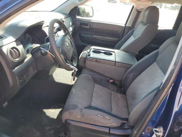 5TFRM5F17EX074703 - 2014 TOYOTA TUNDRA DOUBLE CAB SR/SR5 BLUE photo 7