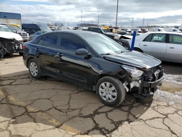 3KPA24AD6NE444795 - 2022 KIA RIO LX BLACK photo 4