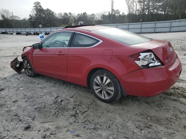 1HGCS1B79CA007455 - 2012 HONDA ACCORD EX RED photo 2