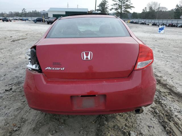 1HGCS1B79CA007455 - 2012 HONDA ACCORD EX RED photo 6