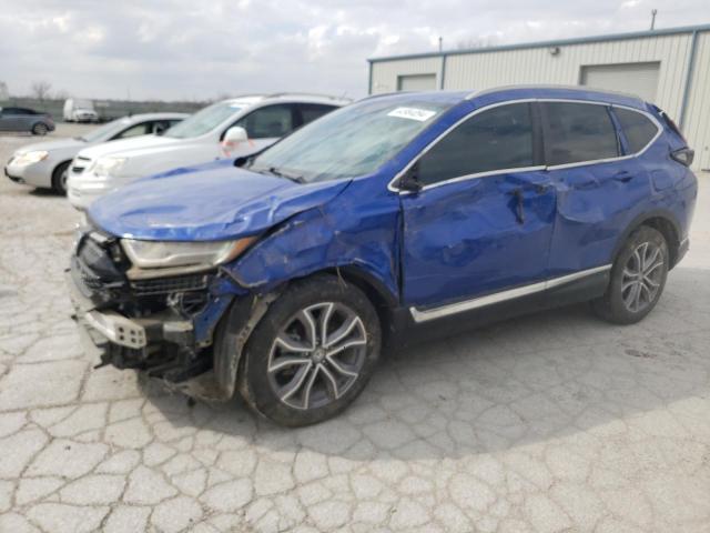 7FARW1H95LE019054 - 2020 HONDA CR-V TOURING BLUE photo 1