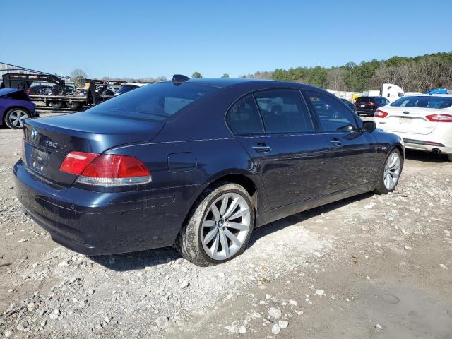 WBAHN83578DT77971 - 2008 BMW 750 LI BLUE photo 3