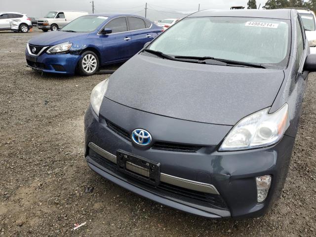 JTDKN3DPXD3045552 - 2013 TOYOTA PRIUS PLUG GRAY photo 5