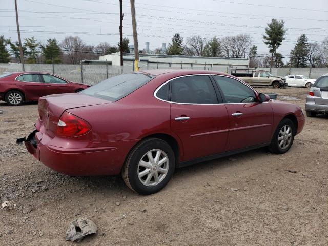 2G4WC532151235039 - 2005 BUICK LACROSSE CX RED photo 3