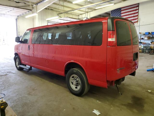 1GAZGPFP4J1274080 - 2018 CHEVROLET EXPRESS G3 LT RED photo 2