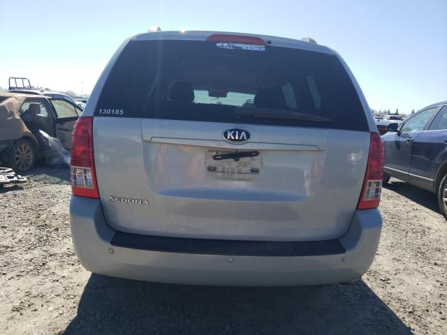 KNDMG4C72E6538894 - 2014 KIA SEDONA LX SILVER photo 6