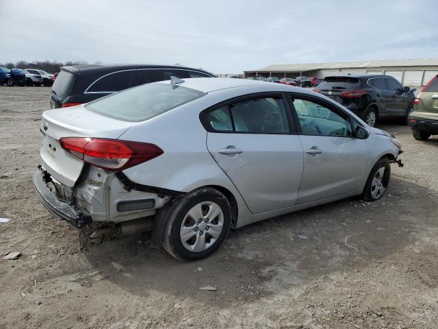 3KPFK4A78JE169537 - 2018 KIA FORTE LX SILVER photo 3