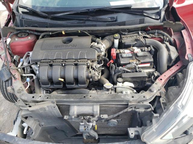 3N1AB7AP2KY297187 - 2019 NISSAN SENTRA S RED photo 11