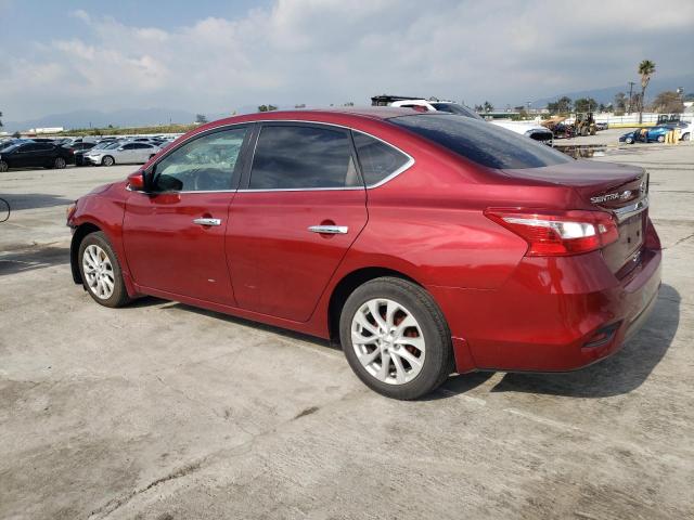 3N1AB7AP2KY297187 - 2019 NISSAN SENTRA S RED photo 2