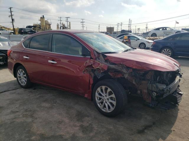 3N1AB7AP2KY297187 - 2019 NISSAN SENTRA S RED photo 4