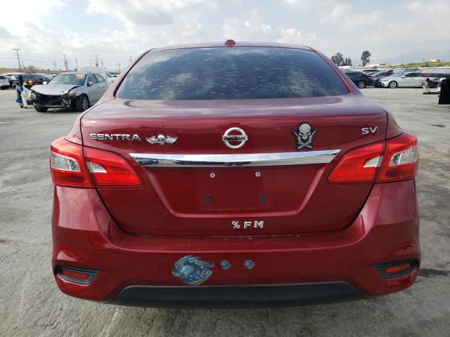 3N1AB7AP2KY297187 - 2019 NISSAN SENTRA S RED photo 6