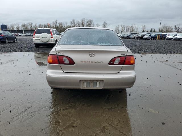 1NXBR12E4YZ370123 - 2000 TOYOTA COROLLA VE BEIGE photo 6