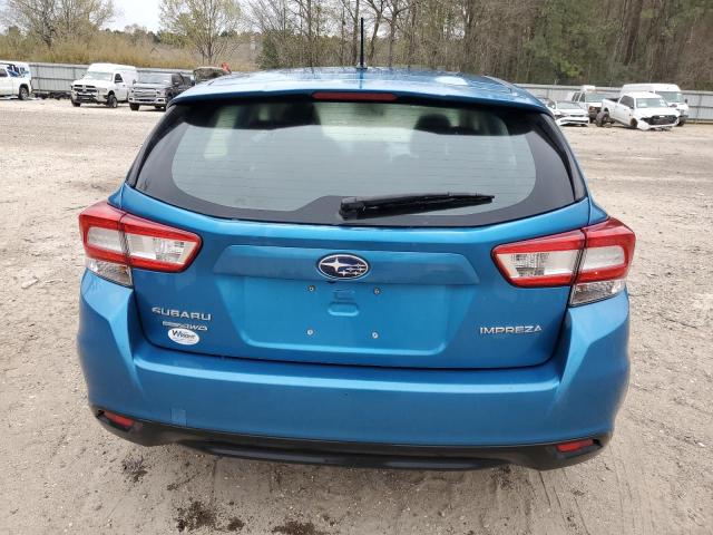 4S3GTAA60J1718867 - 2018 SUBARU IMPREZA BLUE photo 6