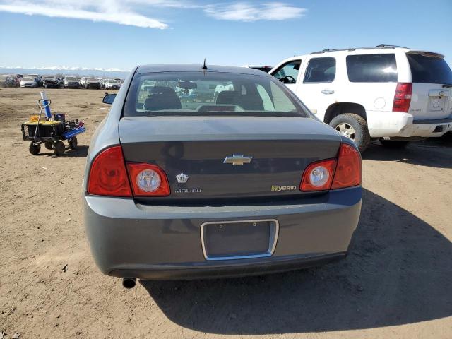 1G1ZF575X8F268754 - 2008 CHEVROLET MALIBU HYBRID GRAY photo 6