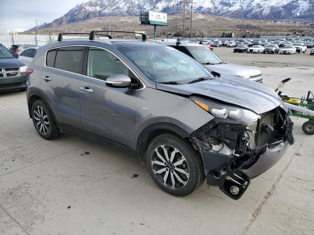 KNDPNCACXH7172615 - 2017 KIA SPORTAGE EX GRAY photo 4