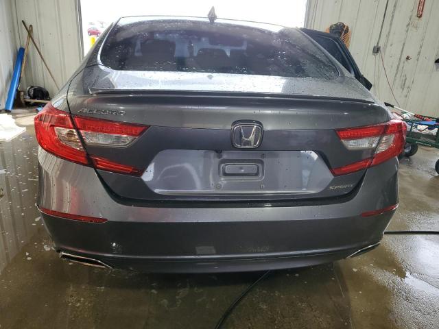 1HGCV1F31LA143285 - 2020 HONDA ACCORD SPORT GRAY photo 6